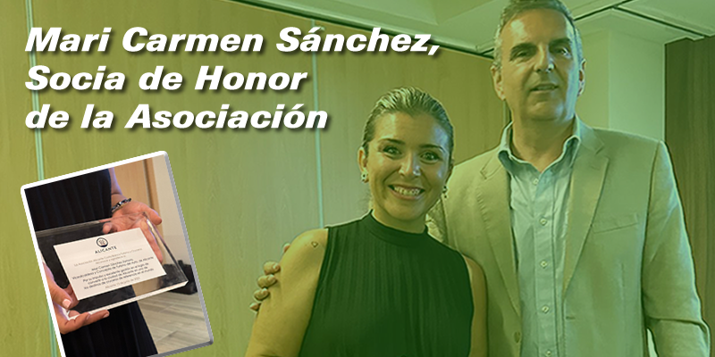 Mari Carmen Sanchez, Socia de Honor de la Asociación