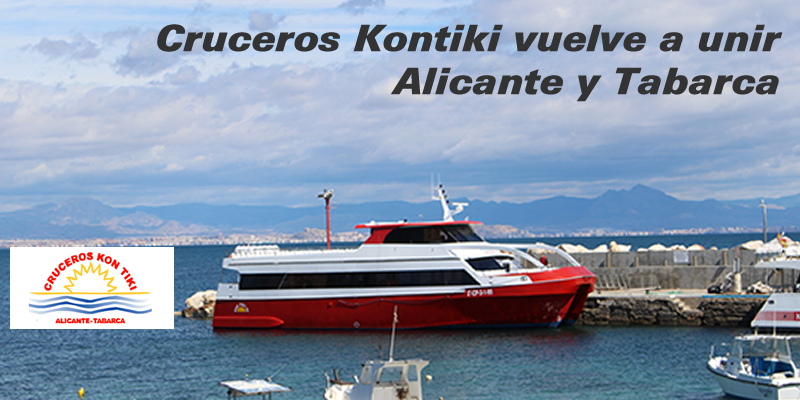 Cruceros Kontiki reanuda su actividad entre Alicante y Tabarca