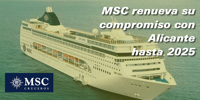 MSC renueva su compromiso con Alicante