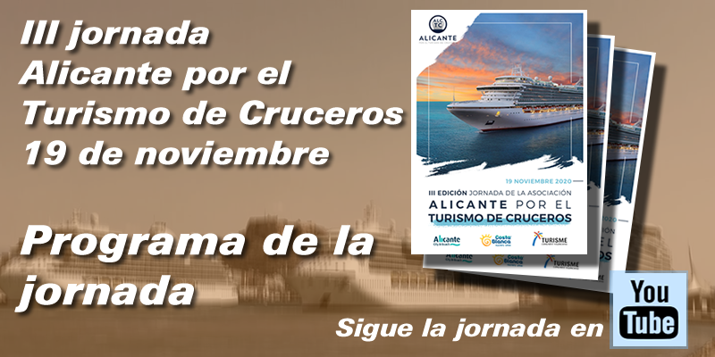 Programa de la III Jornada Alicante por el Turismo de Cruceros
