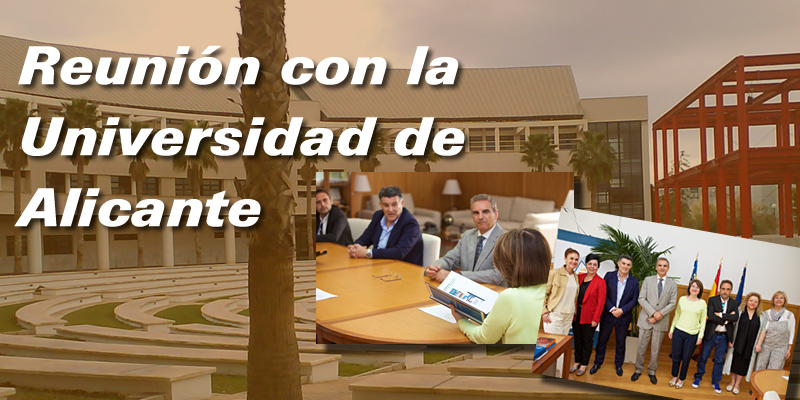 Reunión con la Universidad de Alicante